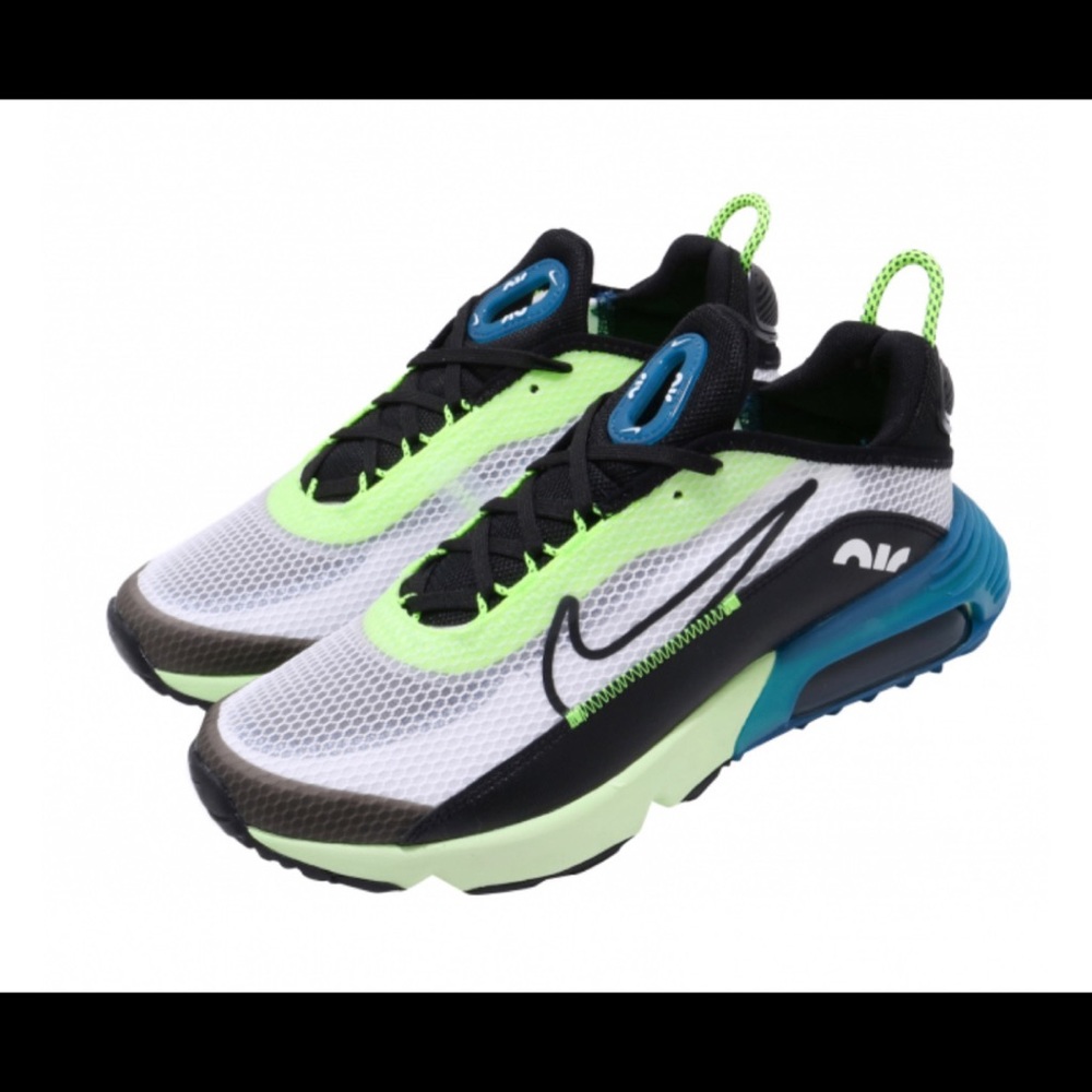 Kids NIKE Air Max 2090 Volt Blue Sz 3Y